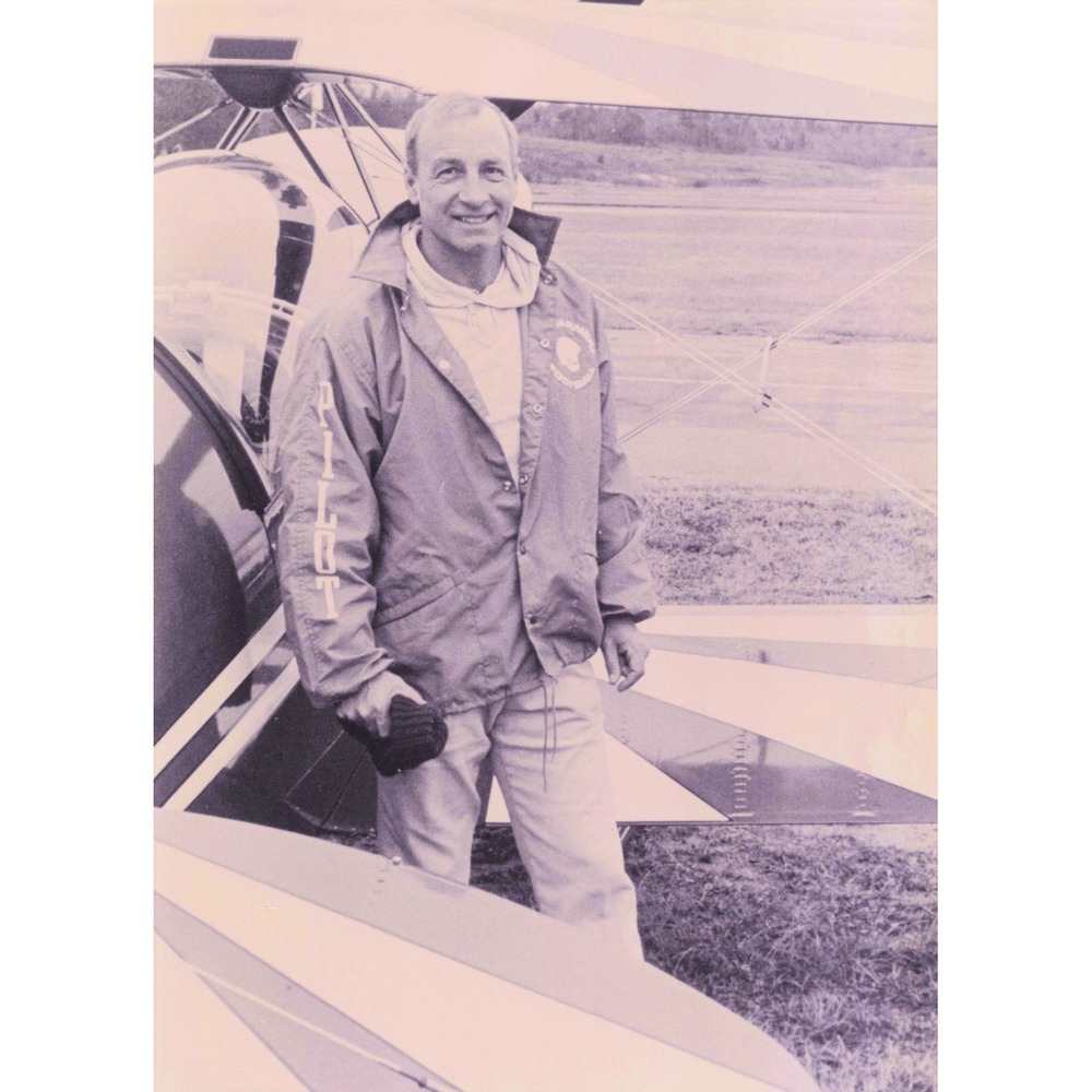 Vtg Pilot Aircraft Photo Kodak Professional Paper Original 7x5 - Picture 1 of 2